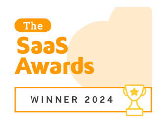 SaaS Awards Winner 2024 badge