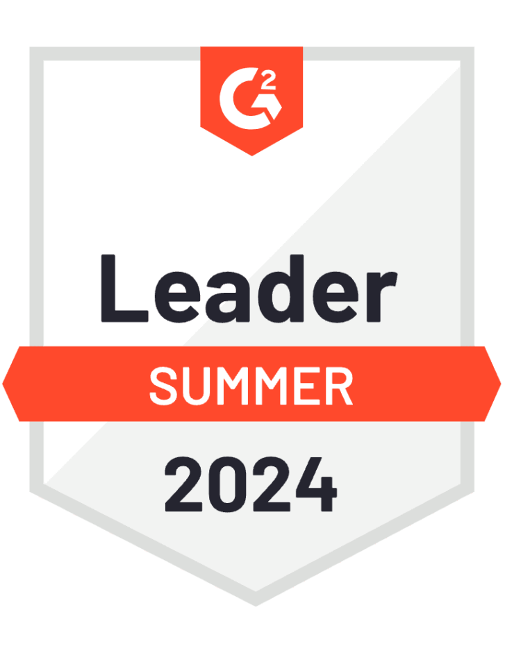 AMS60 award in G2 for Leader in Summer 2024