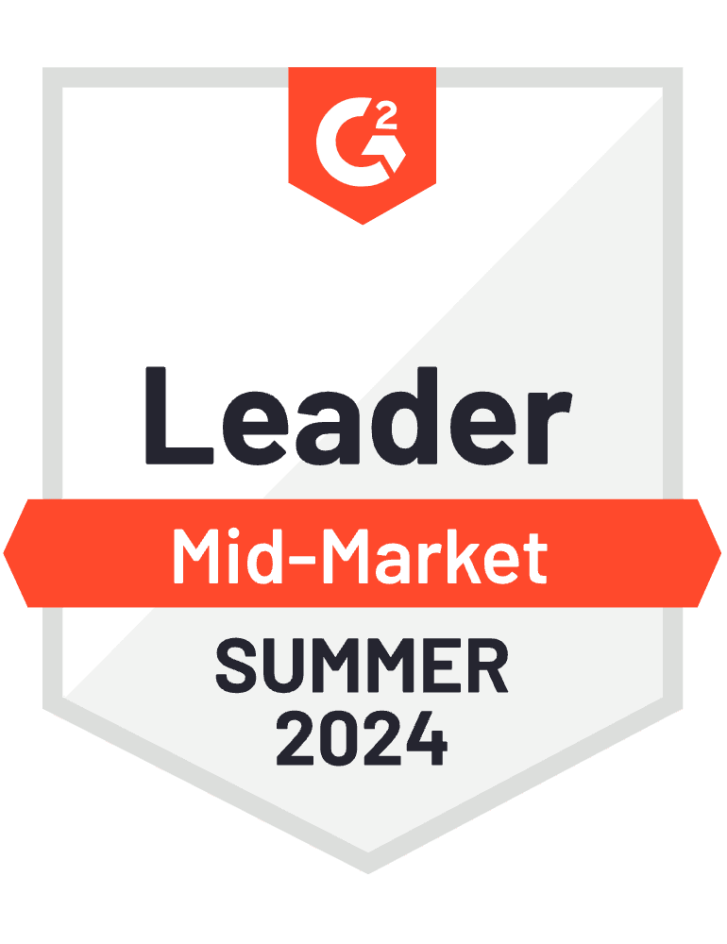 AMS360 G2 award for leader in mid-market in Summer 2024